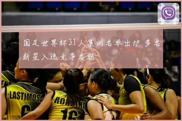 国足世界杯31人集训名单出炉 多名新星入选竞争名额